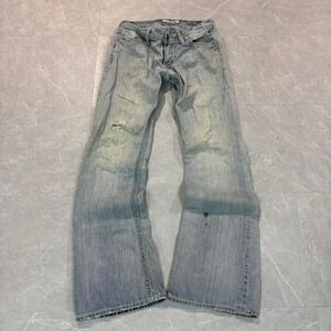 Add 'BKE blue denim flared jeans, Size 30" #denim #flared